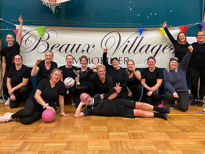 Première victoire pour l'équipe de netball sponsorisée par BVI !