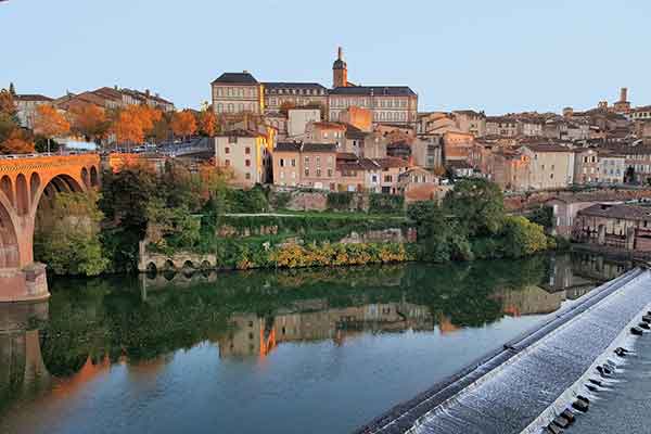 Bridge over the Tarn river at Albi