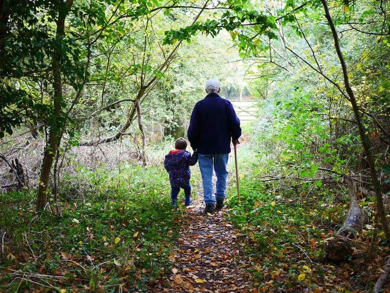 Multigenerational family living in France